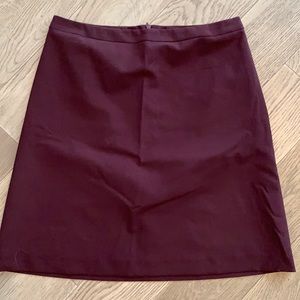 Burgundy dress mini skirt